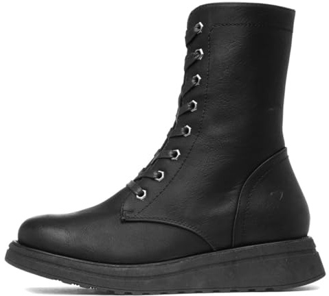 Heavenly Feet Martina Womens Black Ankle Boot
