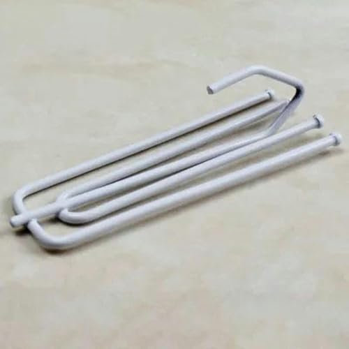 Vorhangband, Metall, 4 Gabeln, Vorhangband, Haken, Vorhangring, Klemmschienen, DIY, Heimvorhang-Zubehör, Weiß, 15 Stück