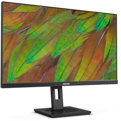 Philips 27B1N3800 - Monitor Ultra HD da 27 pollici, altezza regolabile, altoparlanti, Adaptive Sync (3840x2160, 60 Hz, 2x HDMI 2.0, 1x DisplayPort 1.4, Hub USB) nero