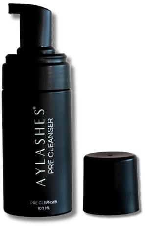 AYLASHES - DIY PRE CLEANSER | Inklusive Reinigungsbürste | Wimpern reinigen und entfetten für bis zu 7 Tage halt | Dermatologisch getestet