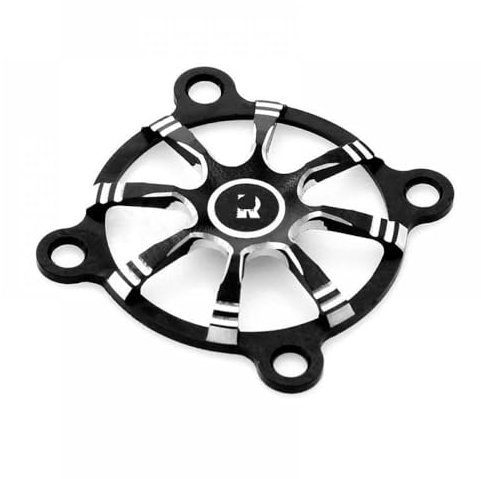 ZJNWTVUH Electric RC Car Brushless Motor Radiator Cover With Cooling Fan Compatible With Various Models Including 540 550(Black)