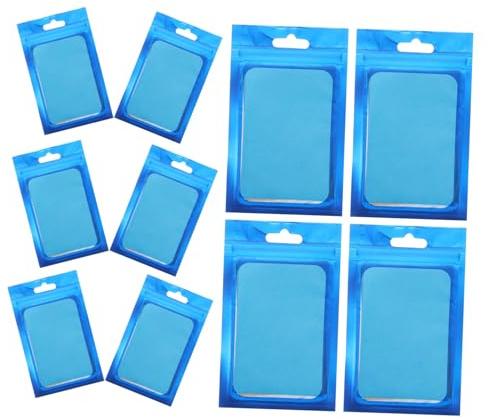 Happyyami Löschpapier Gesicht zum Absorbieren von Überschüssigem Öl 10 Beutel Blaues Papier Gesichtstücher Hautfreundlich und Leicht für Sommer Geeignet
