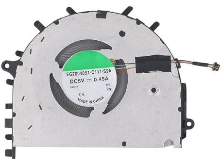 Denash Ventilateur de Refroidissement du Processeur pour MateBook D14 avec Alliage en Aluminium HK Partie EG70040S1 et Faible Bruit