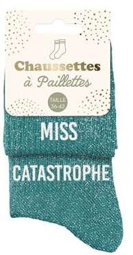 STC Chaussettes paillettes duo miss catastrophe