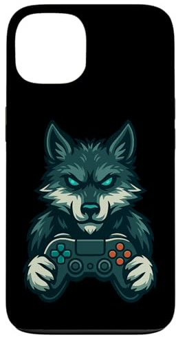 Wolf Gamer Funny Gaming Controller Humor Graphic Case for iPhone 13