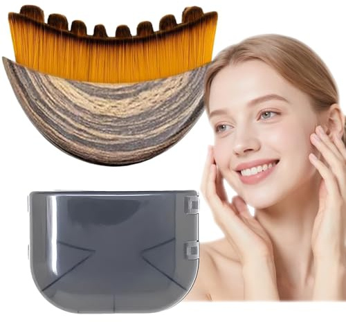 Face Brush & Body, Jawline Contour Massager with Ergonomic Handle for Precise Skin Fit, Cellulite Massage Brush for Skin Tightening and Lymphatic System Stimulation, 1PCS