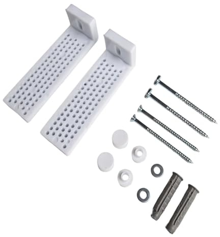 Kit di montaggio a pavimento for WC e bidet con tutti gli elementi di fissaggio necessari (L)