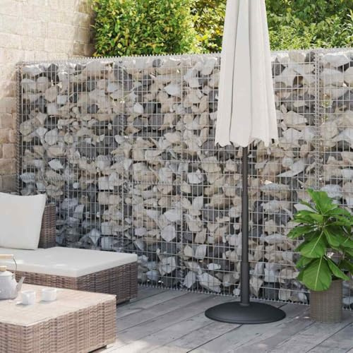 Générique Mur en Gabion avec couvercles Acier galvanisé 900x30x200 cm,Quincaillerie,Clôtures & barrières,Panneaux de clôture,147819