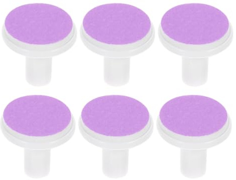 VINTORKY 6 Coussinets de Rechange pour Lime à Ongles Bébé Électriques, 6-12 Mois, en Plastique et Papier de Verre, Design Multifonctionnel Portable pour Soin des Ongles à Domicile