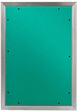 Revisionsklappe Trockenbau 400 x 600 mm – Revisionstür - Wartungsklappe mit 12,5 mm imprägnierter GK-Einlage und Druckverschluss – aus korrosionsbeständigem Aluminium – befliesbar – MW multi werkzeug