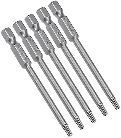 Sourcingmap - Punteras Atornillador Torx T8 Magnéticas, Brocas de Destornillador, 50 mm de Longitud