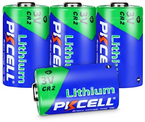 PKCELL CR2 Piles au Lithium 3V 850 mAh pour Capteur,Lot de 4