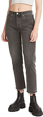 Levi's Women's 501 Crop Jeans, Get Off My Cloud-Black, 28