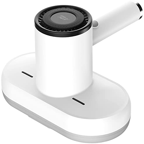 Sichler Haushaltsgeräte Milbenreiniger: 2in1-Akku-Milbensauger und UV-C-Flächendesinfektion, Vibration, HEPA (Staubsauger mit Vibration, Matratzen-Staubsauger, Lampe)