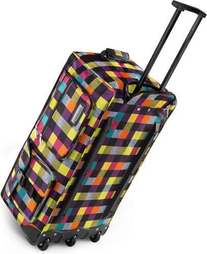 normani Stabile Reisetasche Trolley Big Size XL 80-150 Liter mit 2 Rollen –Robust und wasserabweisend - Leichter Reisetrolley XL Tasche NEU Verschiedene Größen Bunt / 80 Liter XXL