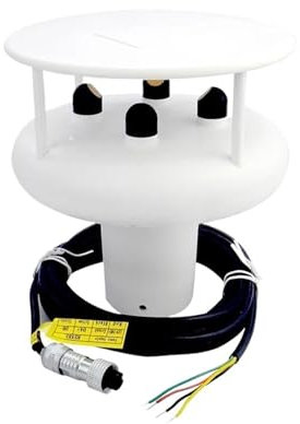SHYISY Anemometre de Vent Capteur Vitesse Station météo chauffante CXS03 2 en 1, capteur de Vitesse et de Direction du Vent, anémomètre extérieur Modbus, 12V/24V