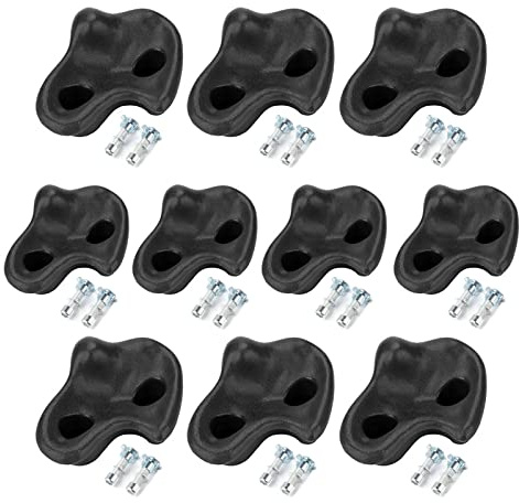 Yosoo Health Gear Klettersteine 10er-Set Schweinsenase Griffe, 2 STK | Strukturierte Oberfläche für sicheren Halt, hochwertiger Kunststoff, Klettergriffe für Kindergarten Schule Spielplatz