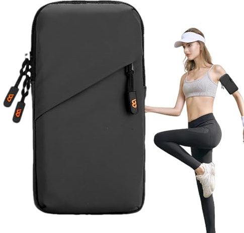 Smartphone Arm Bag, Running Phone Armband – Sports Armband Pocket for Running Arm Bag, Multifunctional Bag, Breathable and Large