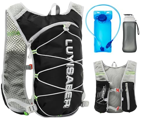 Sac À Dos de Course, 20l Sac À Dos Hydratation, Gilet de Course, Sac Trail, Gilet Trail avec Système D'hydratation, Sac A Dos Velo pour L'extérieur, Le Sport, La Course, La Randonnée