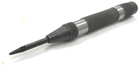 Buyohlic Poinçon central automatique avec pointe remplaçable en acier trempé (résistance moyenne)