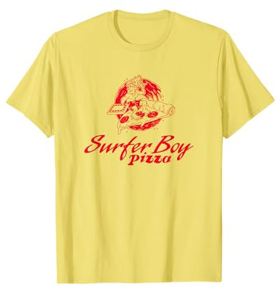 Stranger Things Surfer Boy Pizza T-Shirt