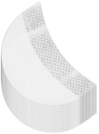 Henyall 100 PCS Eyeshadow Shield Gel Pads – Half-Moon Lint-Free Eye Pads for Eyelash Tint, Extensions,Lip & Eyeshadow Makeup, Lash Pads, Anti-Residue Stencils for Lash & Lip Application