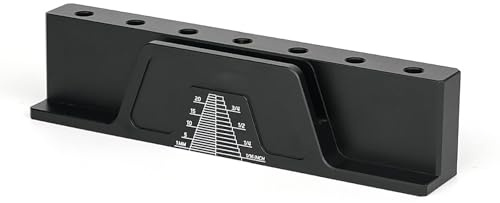 Bohrer-Fräsdübel, Rundstab-Hilfswerkzeug, 7 Löcher, 6,35 mm, Aufbewahrungsständer, Fräsen, zylindrisches Holzbearbeitungswerkzeug, Dübelhersteller