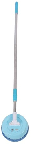 Pongnas Trapeador Eléctrico Inalámbrico, Largo Ajustable, Potente Limpieza Giratoria para Piso, Ventana, Techo, con Material ABS Resistente, Batería de 1200 MAh (estilo 1)