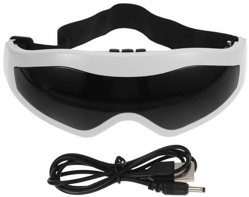 SWETRACE Masajeador de Ojos Eléctrico Portátil Negro USB Dispositivo Práctico Cuidado Ocular y Mejora Circulación Sanguínea Adecuado para Uso Diario