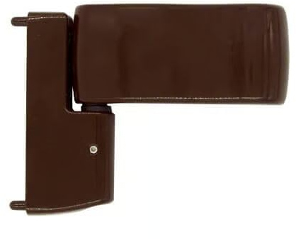 Anchorage 3D Flag Hinge for UPVC Doors Adjustable Heavy Duty Replacement Door Hinge for Residential and Commercial Applications (Brown)
