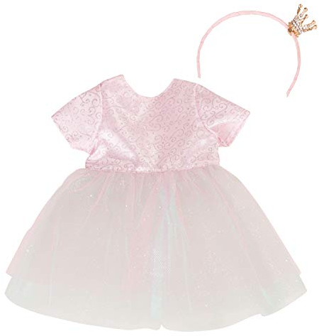 Götz 3403232 Babykombi Glitterness – Puppenbekleidung Gr. M – 2 teiliges Bekleidungs – und Zubehörset für Babypuppen von 42 – 46 cm