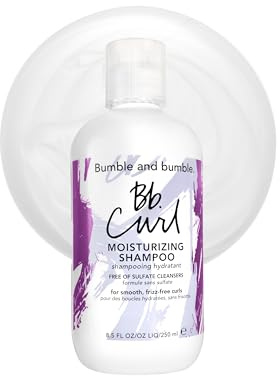 Bumble and bumble. Curl Moisturizing Shampoo | Gently Cleanses Coils, Curls, Waves | Anti Frizz | Sulfate Cleanser Free | With Jojoba, Avocado + Coconut Oil | Standard Size, 8.5 Fl Oz