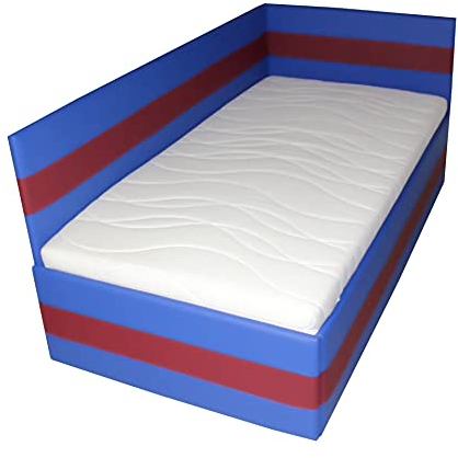 PAARA Polsterbett Andreas 90GK mit Bettkasten, Lattenrost mit Gasdruckfedern, Matratze, alle Größen - Jedes Bett EIN Unikat - Made in Germany (90 x 190 cm)