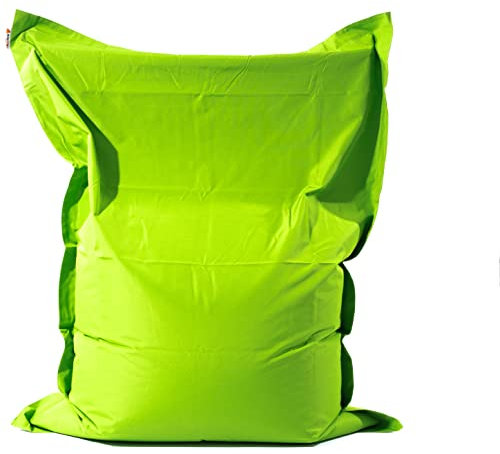 HH Home Hut Giant BeanBag Outdoor Garden Extra Large Chair Indoor Living Room Bean Bags Water Resistant Massive Floor Cushion Lounger XXL (Lime)
