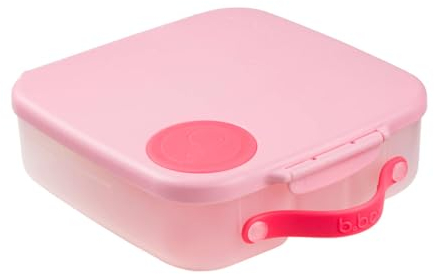 b.box Lunchbox | Jumbo Bento Box with 4 Compartments (2 Leakproof), Removable Divider, Gel Cold Pack | Ideal for School | from 3+ | 2L Capacity