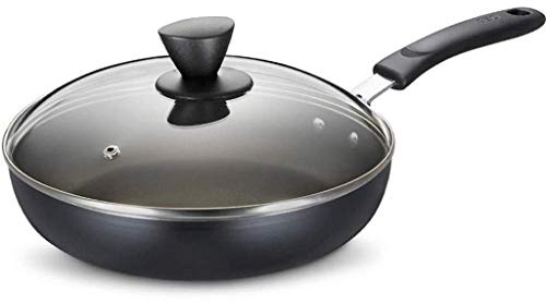 DameCo Poêle Casserole Poêle antiadhésive Poêle à Steak Poêle Poêle Poêle antiadhésive 28CM Poêle à Frire Steak Frit Oeuf au Plat Crêpière Feu Ouvert Pot spécial Poêle à Frire Interesting