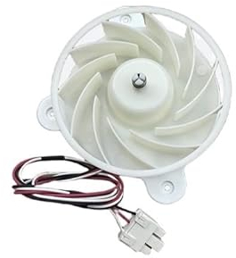INTCHE Ventilador de piezas del refrigerador Motor del ventilador ZWF-30-3 DC12V 2.5W 1870RPM