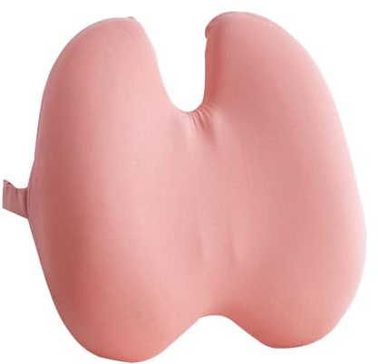rockible Lordosenstützkissen, Ergonomisches Memory Foam Weiches Lendenkissen für Bürostuhl Erwachsene, Rückenstütze, Verbesserung Der Sitzhaltung, ROSA