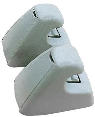 2 Piezas Visera Parasol Soporte Clip Retenedor para GM Chevrolet Opel 95994975 para Cruze/Sonic/Spark Visera Parasol Gancho de Soporte de suspensión Accesorio Interior del Coche