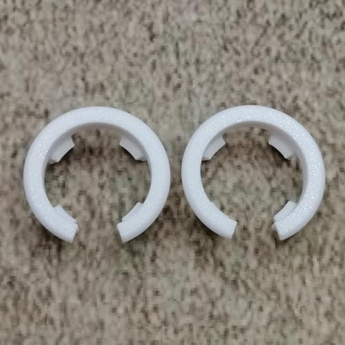 ULEIVA Ersatz Klemmbuchse 2 Stck Weiss kompatibel mit EURA Heizkörper Seitenverkleidung