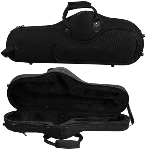 SHOWERORO Oxford Stoff Altsaxophon Rucksack Leicht Tragbar mit Verstellbaren Gurten für Musikproben und Auftritte Großes Fassungsvermögen