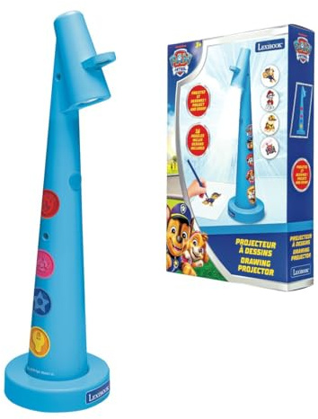 Lexibook, Pat' Patrouille Projecteur de Dessin, Bleu Rouge, CRP10PA | Activité créative, Apprentissage du dessin, Support stable, Pour enfants