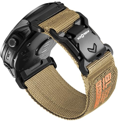 Bandletic Bracelets Nylon 26mm Compatibles avec Garmin Fenix 8 51mm