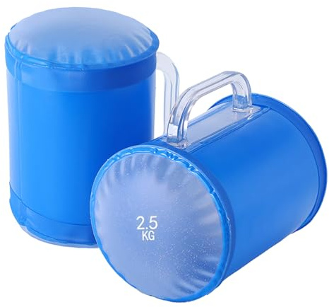 Aqua Fitness Hantel - lätt skumkonstruktion, ergonomiskt handtag, balanserad motståndsdesign, snabbtorkande materialkonstruktion, armtoningsverktyg för