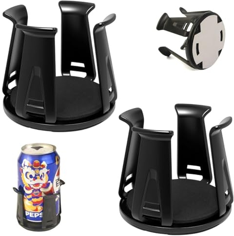 2 Pcs Car Cup Holder, Car Cup Holder Insert, Cup Holder Expander Universal Fit for Cars, Car Cup Holder Expander and Cup Holder for Cars Set