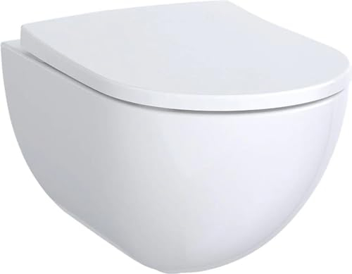 KG Acanto Tiefspül-WC, spülrandlos 4,5/6l, wandhängend, weiß, KeraTect