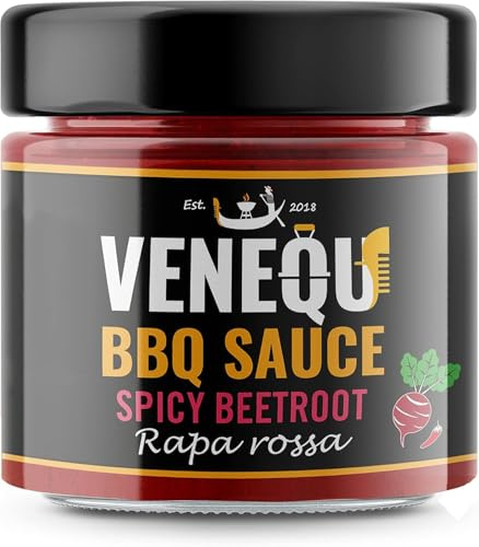 VENEQU BBQ SPICY BEETROOT - SALSA BBQ RAPA ROSSA (200gr)