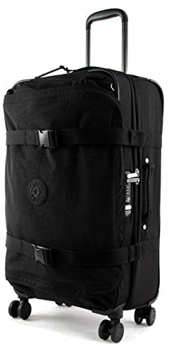 Kipling SPONTANEOUS M Mittelgroßes Rollgepäck, hochkant, Black Noir (Schwarz)