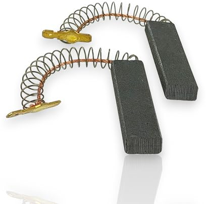 DL-pro Spazzola di carbone per Bosch Siemens 00605694 605694 12,5 x 5 x 42 mm, 4,8 mm, per lavatrice VarioPerfect Logixx Classixx Avantixx Maxx