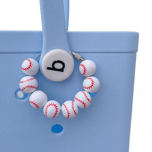 Breloques de sac de sport, perles en bois pour sac Bogg Simply Southern, sac fourre-tout de plage, Bois, Pas de gemme